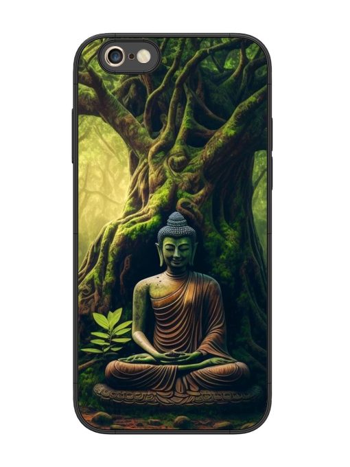 Green Buddha Art Glossy Soft Edge Case for Apple Iphone 6S Plus Chachhi