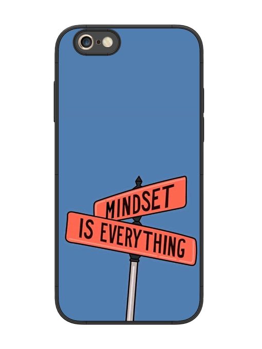 Mindset Matters Glossy Soft Edge Case for Apple Iphone 6S Plus Chachhi