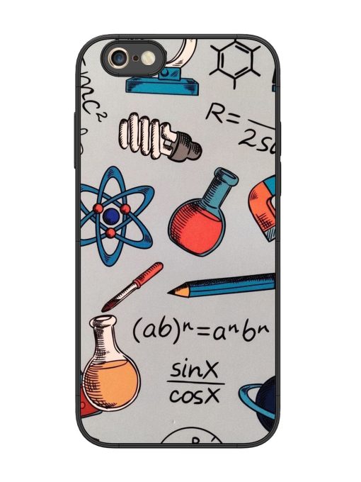 Science Doodle Glossy Soft Edge Case for Apple Iphone 6S Plus Chachhi