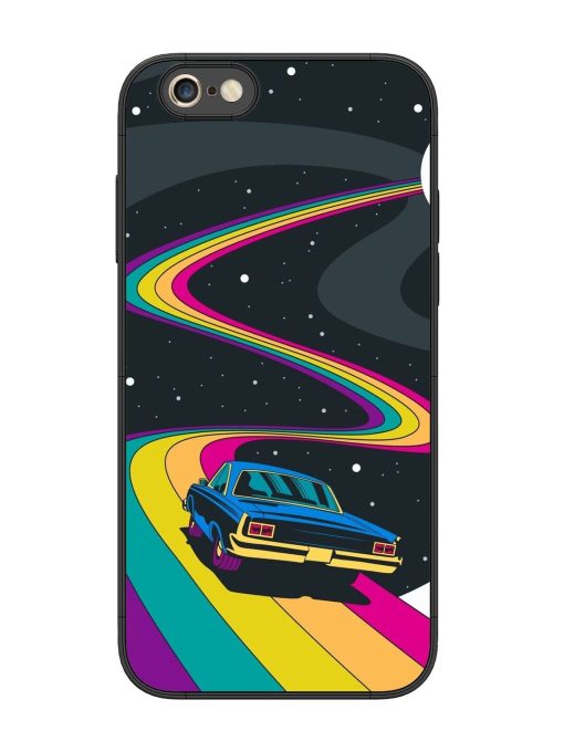 Rainbow Road Glossy Soft Edge Case for Apple Iphone 6S Plus Chachhi