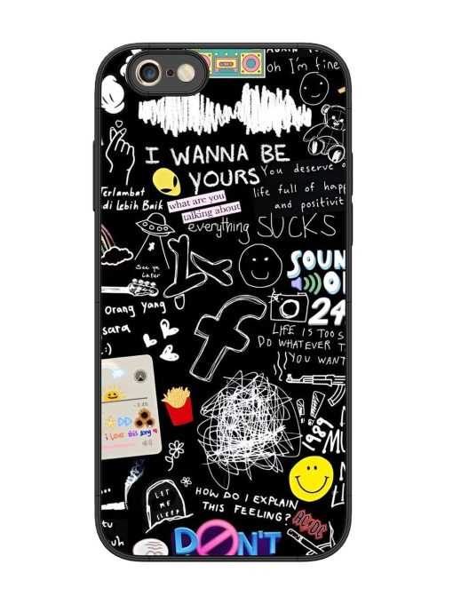 Doodle Diary Glossy Soft Edge Case for Apple Iphone 6S Plus Chachhi