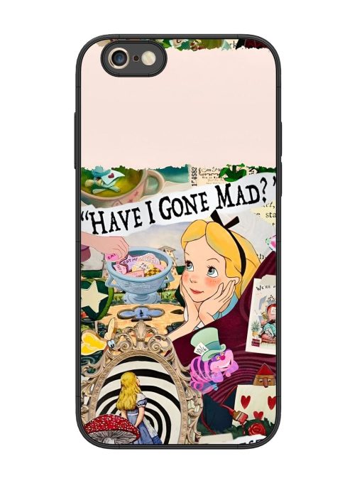 Mad Hatter'S Collage Glossy Soft Edge Case for Apple Iphone 6S Plus Chachhi