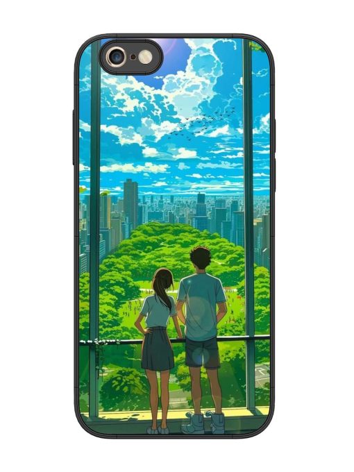 Cyberpunk Dreamscape Glossy Soft Edge Case for Apple Iphone 6S Plus Chachhi