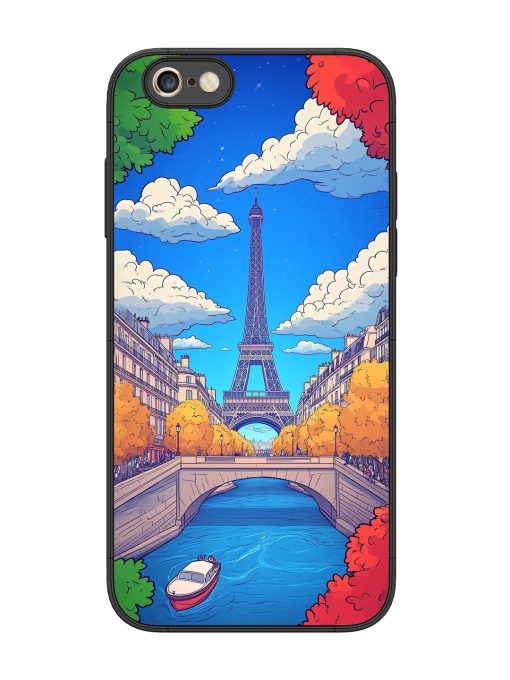 Parisian Panorama Glossy Soft Edge Case for Apple Iphone 6S Plus Chachhi