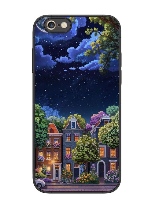 Moonlit Streets Glossy Soft Edge Case for Apple Iphone 6S Plus Chachhi