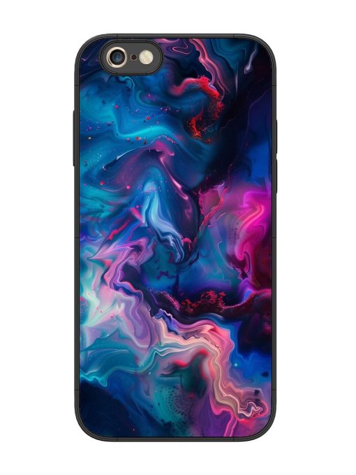 Cosmic Swirl Glossy Soft Edge Case for Apple Iphone 6S Plus Chachhi