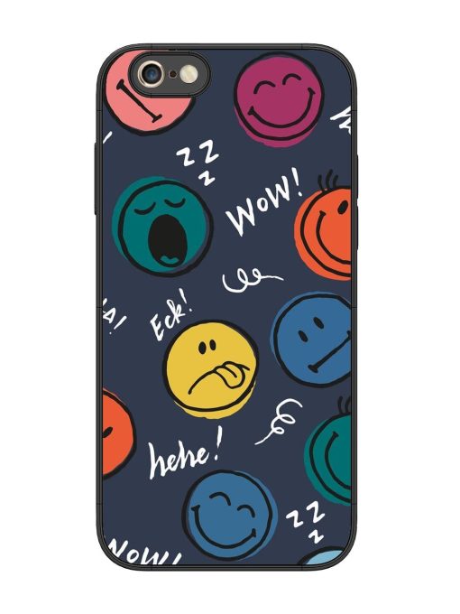 Emoticon Parade Glossy Soft Edge Case for Apple Iphone 6S Plus Chachhi