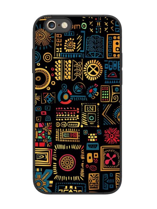 Tribal Tapestry Glossy Soft Edge Case for Apple Iphone 6S Plus Chachhi