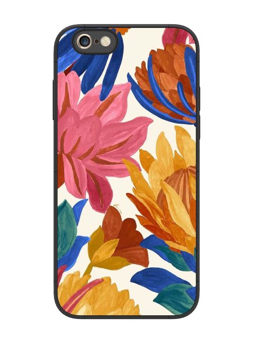 Blooming Tapestry Glossy Soft Edge Case for Apple Iphone 6S Plus Chachhi