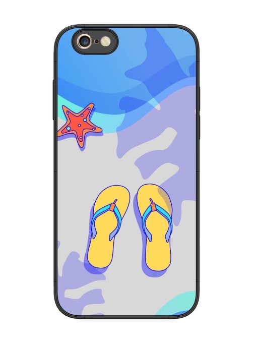 Sandy Toes And Salty Seas Glossy Soft Edge Case for Apple Iphone 6S Plus Chachhi