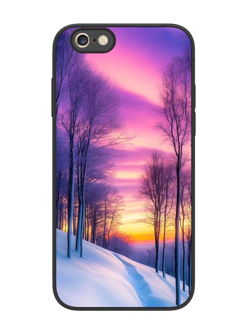 Winter'S Purple Haze Glossy Soft Edge Case for Apple Iphone 6S Plus