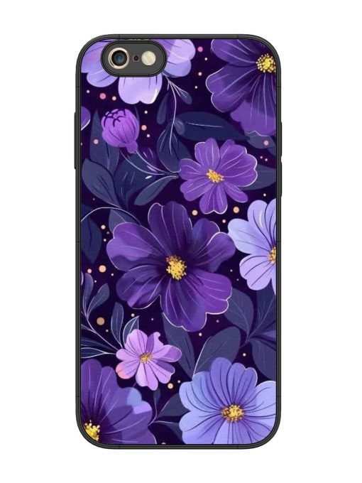 Purple Paradise Glossy Soft Edge Case for Apple Iphone 6S Plus Chachhi