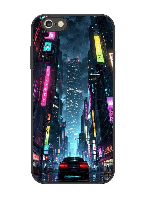 Neon Nightscape Glossy Soft Edge Case for Apple Iphone 6S Plus Chachhi