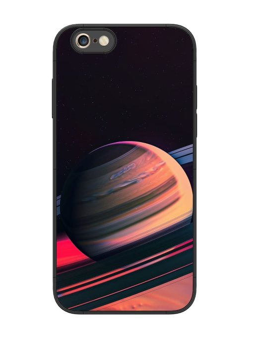 Neon Saturn Glossy Soft Edge Case for Apple Iphone 6S Plus