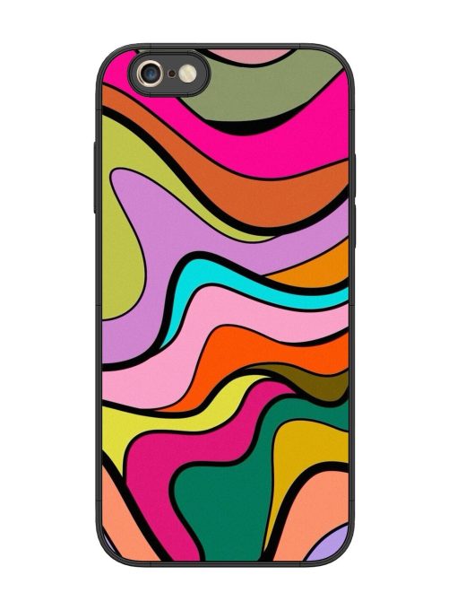 Wavy Wonder Glossy Soft Edge Case for Apple Iphone 6S Plus Chachhi