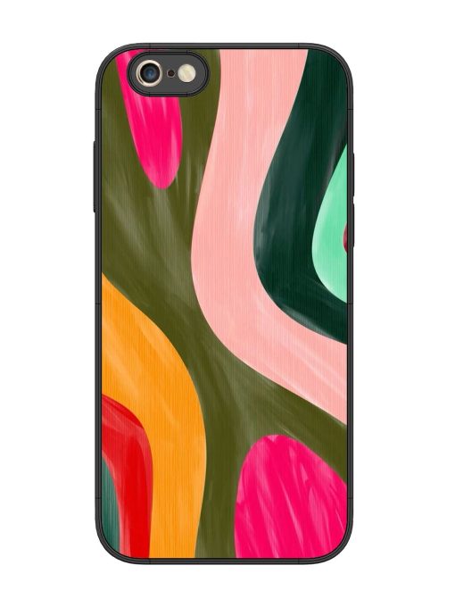 Wavy Wonderland Glossy Soft Edge Case for Apple Iphone 6S Plus Chachhi