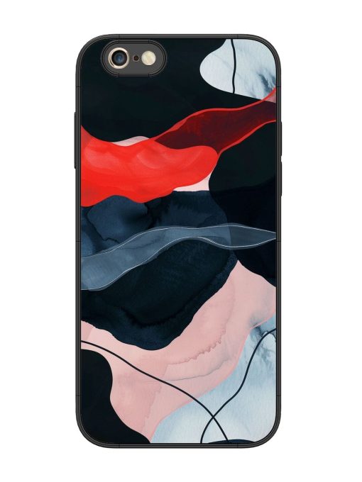 Dark Currents Glossy Soft Edge Case for Apple Iphone 6S Plus Chachhi