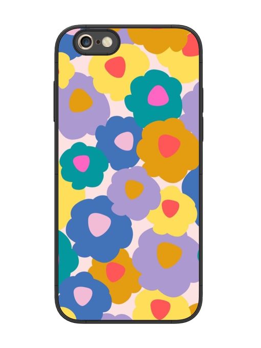 Flower Power Glossy Soft Edge Case for Apple Iphone 6S Plus Chachhi