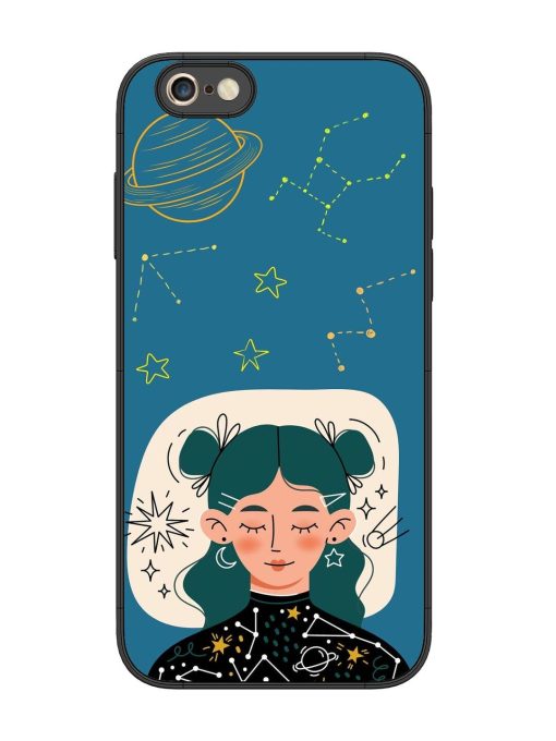 Cosmic Daydreamer Glossy Soft Edge Case for Apple Iphone 6S Plus Chachhi