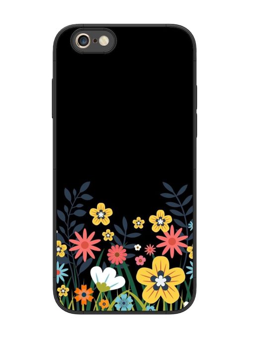 Floral Night Sky Glossy Soft Edge Case for Apple Iphone 6S Plus Chachhi