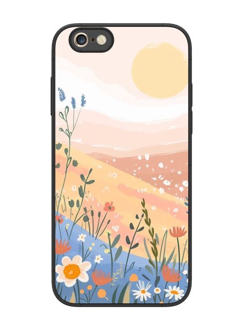 Golden Hour Blooms Glossy Soft Edge Case for Apple Iphone 6S Plus Chachhi