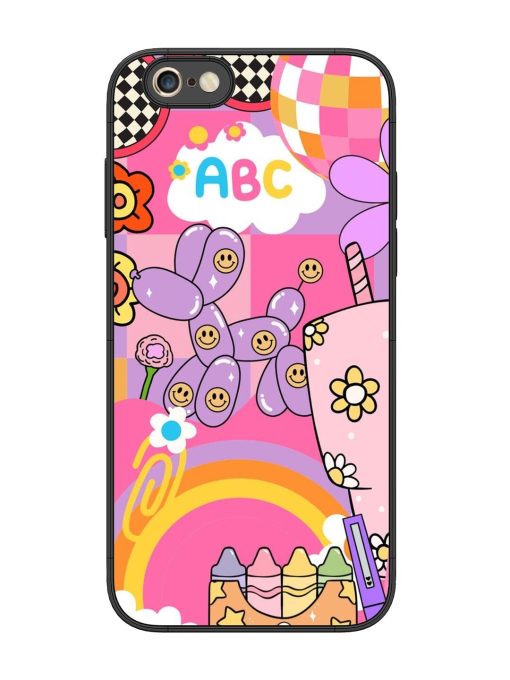 Whimsical Y2K Chaos Glossy Soft Edge Case for Apple Iphone 6S Plus Chachhi