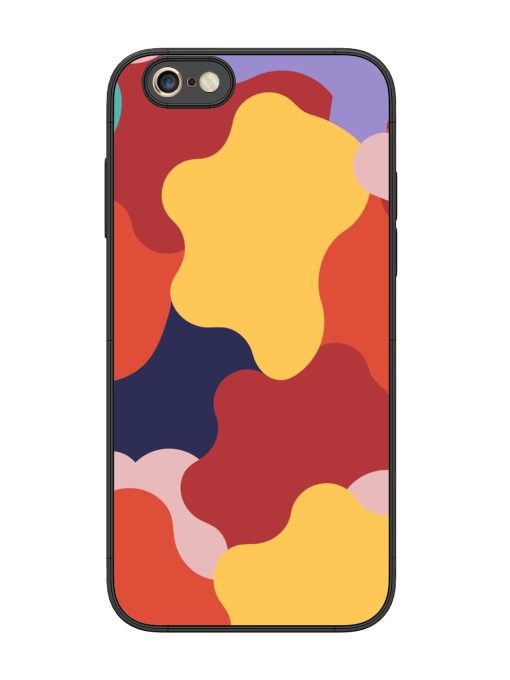 Gooey Color Chaos Glossy Soft Edge Case for Apple Iphone 6S Plus Chachhi