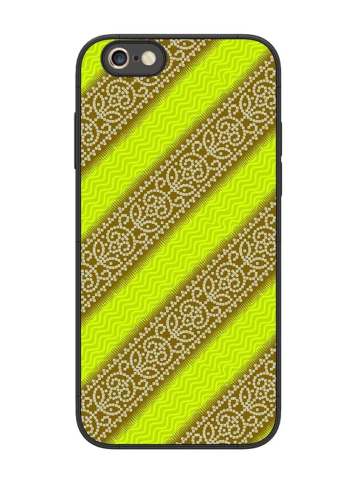 Golden Bandana Bliss Glossy Soft Edge Case for Apple Iphone 6S Plus Chachhi