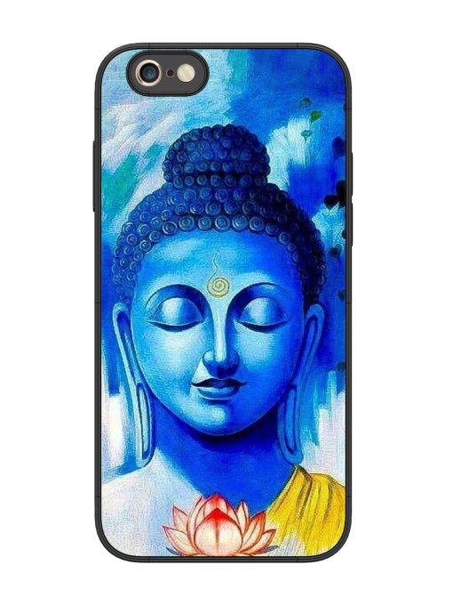 Serene Buddha With Lotus Glossy Soft Edge Case for Apple Iphone 6S Plus Chachhi