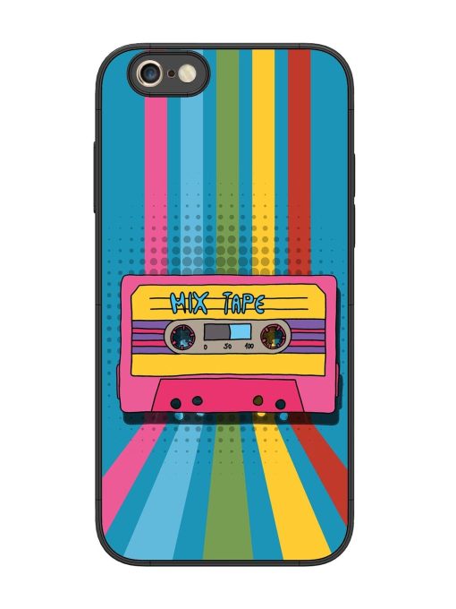 Retro Cassette Tapes Glossy Soft Edge Case for Apple Iphone 6S Plus Chachhi