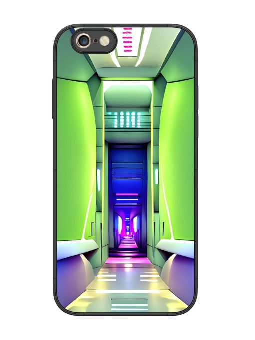 Neon Corridor Glossy Soft Edge Case for Apple Iphone 6S Plus Chachhi