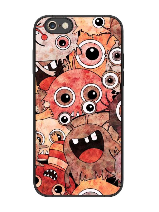 Monster Mash Glossy Soft Edge Case for Apple Iphone 6S Plus Chachhi