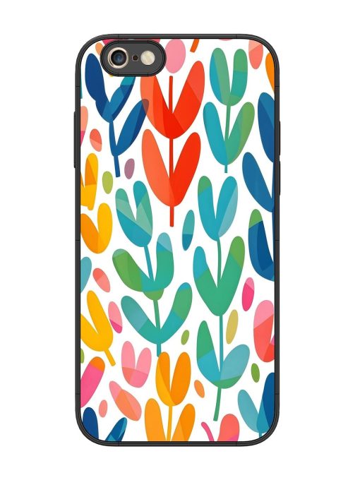 Rainbow Of Blooms Glossy Soft Edge Case for Apple Iphone 6S Plus Chachhi