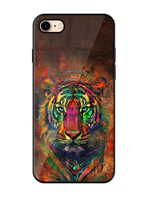 Cosmic Tiger Glossy Soft Edge Case for Apple Iphone 7