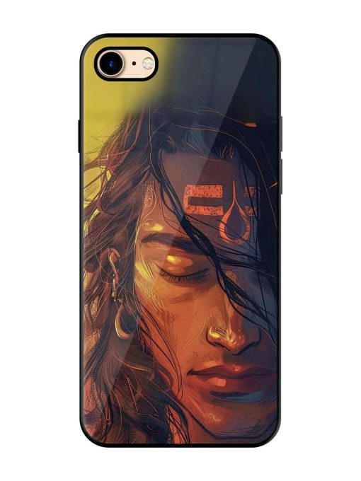 Tranquil Shiva Glossy Soft Edge Case for Apple Iphone 7