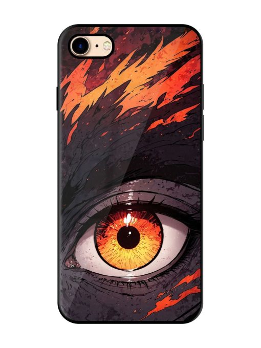 Inferno Gaze Glossy Soft Edge Case for Apple Iphone 7