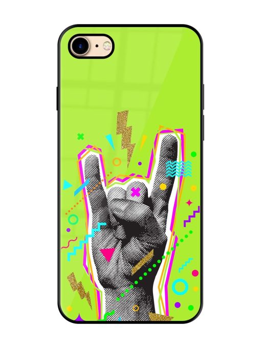 Neon Rock Glossy Soft Edge Case for Apple Iphone 7