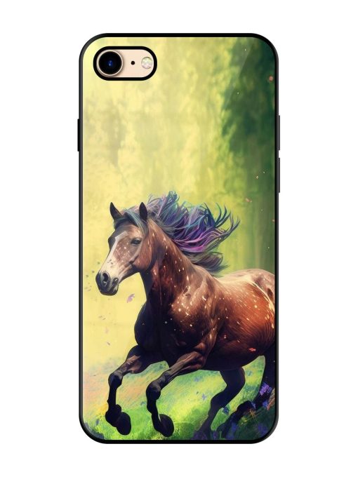 Enchanted Gallop Glossy Soft Edge Case for Apple Iphone 7