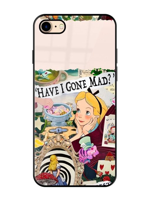 Mad Hatter'S Collage Glossy Soft Edge Case for Apple Iphone 7