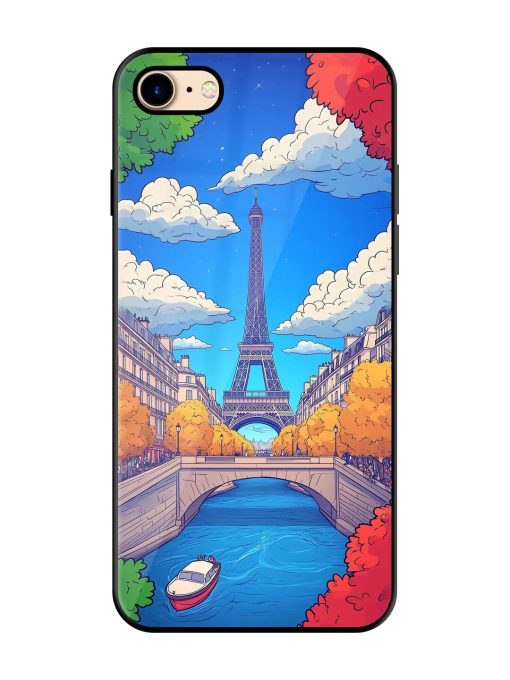 Parisian Panorama Glossy Soft Edge Case for Apple Iphone 7