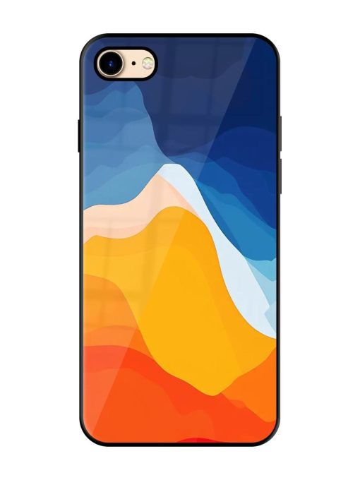 Liquid Landscape Glossy Soft Edge Case for Apple Iphone 7