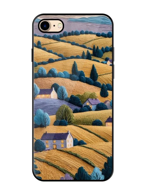 Rolling Hilltop Haven Glossy Soft Edge Case for Apple Iphone 7