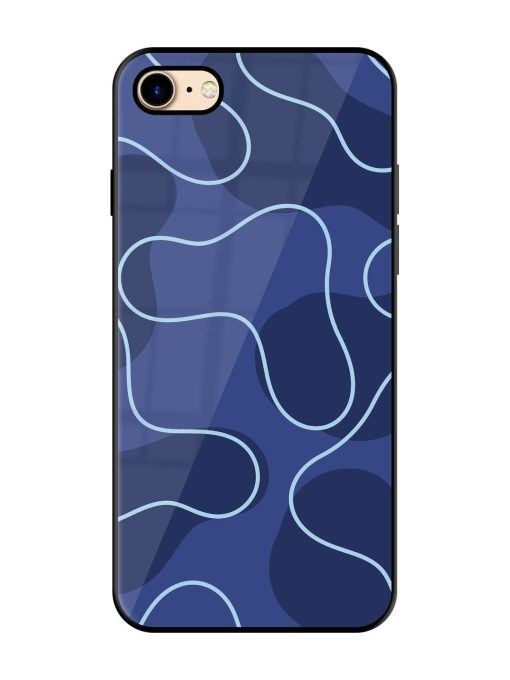 Midnight Maze Glossy Soft Edge Case for Apple Iphone 7