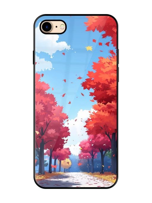 Autumn'S Embrace Glossy Soft Edge Case for Apple Iphone 7