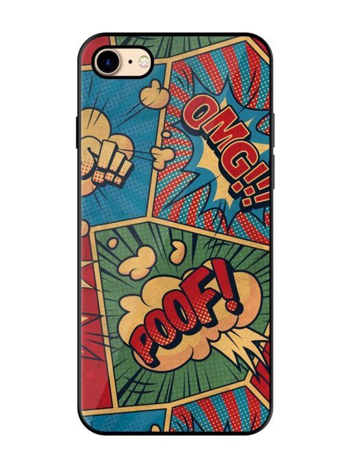 Comic Book Chaos Glossy Soft Edge Case for Apple Iphone 7