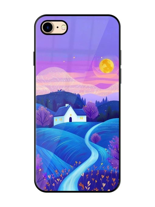 Moonlit Meadow Glossy Soft Edge Case for Apple Iphone 7