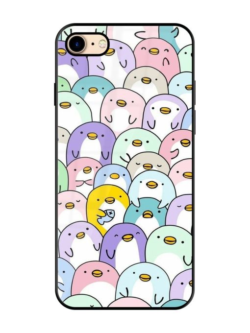 Penguin Party Glossy Soft Edge Case for Apple Iphone 7