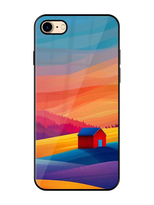 Sunset Solitude Glossy Soft Edge Case for Apple Iphone 7