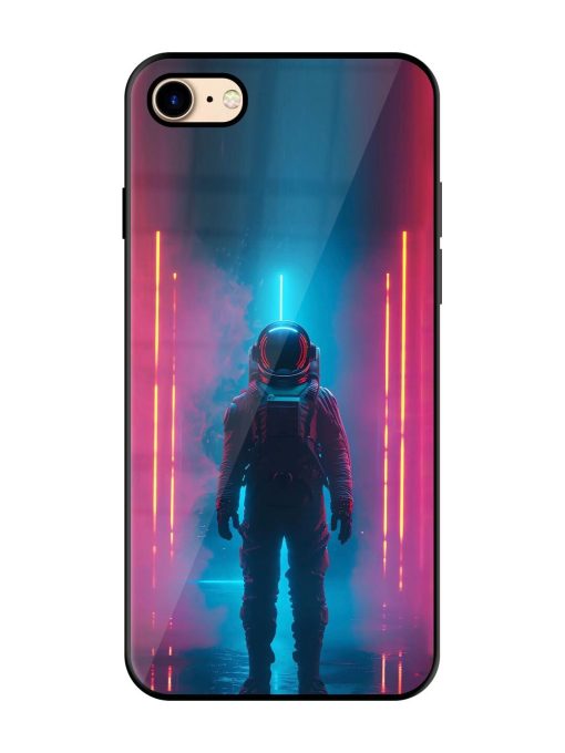 Neon Astronaut Glossy Soft Edge Case for Apple Iphone 7