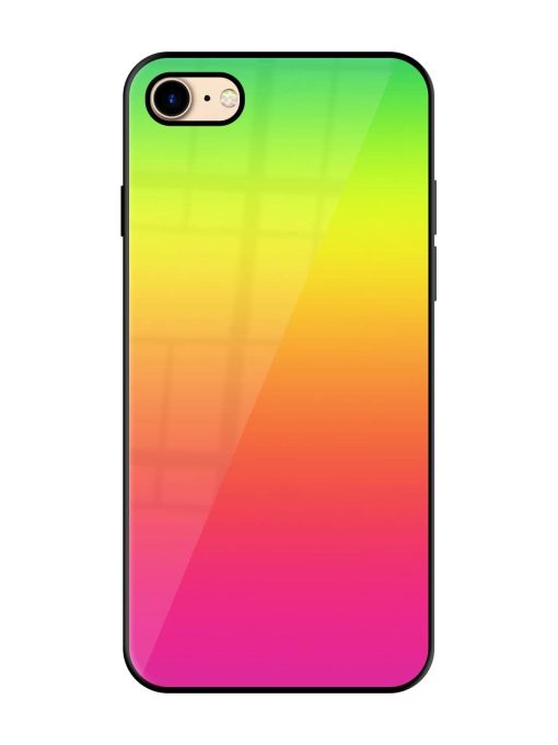 Rainbow Gradient Glossy Soft Edge Case for Apple Iphone 7